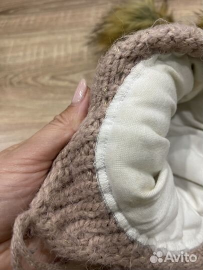 Шапка теплая с подкладом