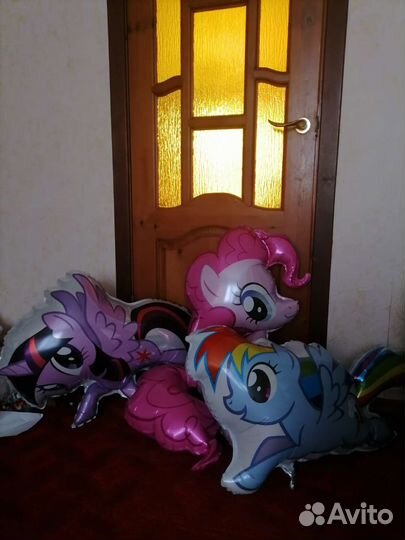 Шарики литл пони и цифра три