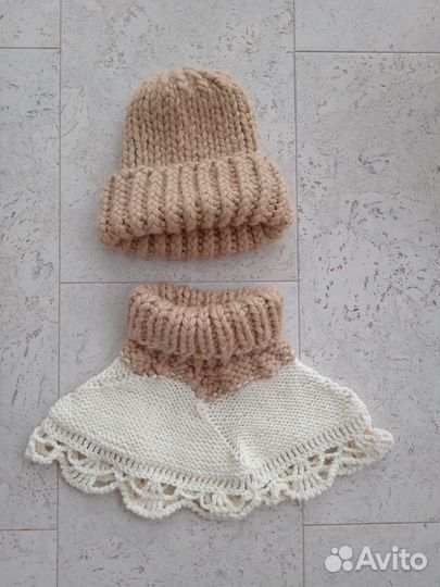 Комплект шапка, манижка