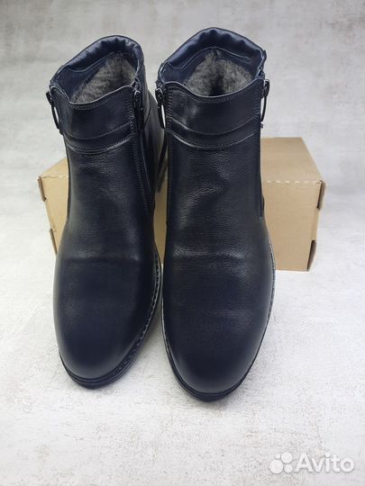 Ботинки зимние кожаные (Арт.42558)