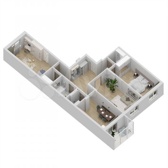 3-к. квартира, 110,3 м², 20/27 эт.