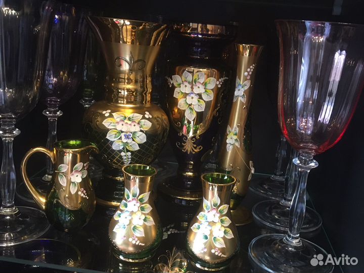 Фигурки,вазы,фужеры
