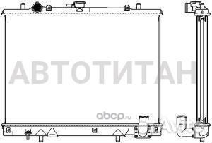 33221002SAK радиатор системы охлаждения мкпп,42мм