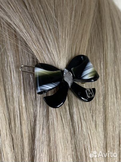 Заколка Alexandre de Paris. Бантик со Сваровски