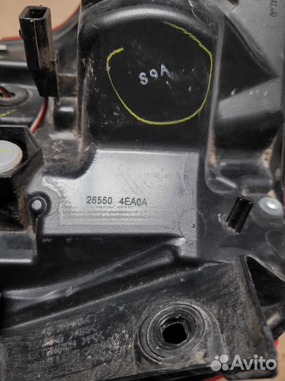 Фонарь задний правый на Nissan qashqai j11