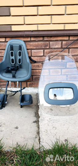 Кресло для велосипеда + стекло от ветра