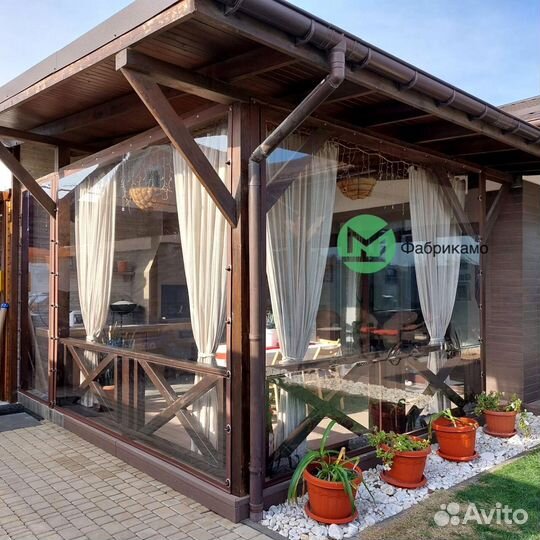 Мягкие окна на веранду от производителя арт 304