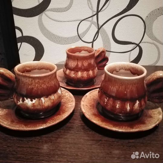 Набор глиняной посуды