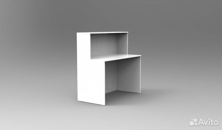 Ресепшн прямой белый