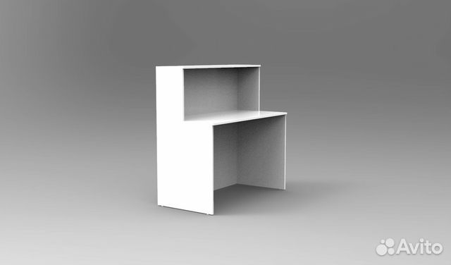 Ресепшн прямой белый