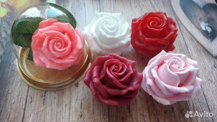 Роза в Куполе Мыло ручной работы