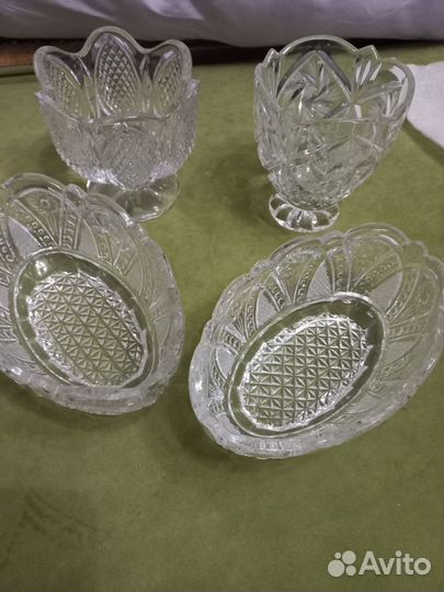 Хрустальная конфетница