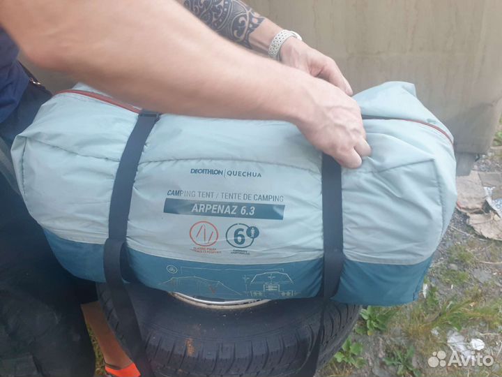 Палатка quechua arpenaz 6.3 новая