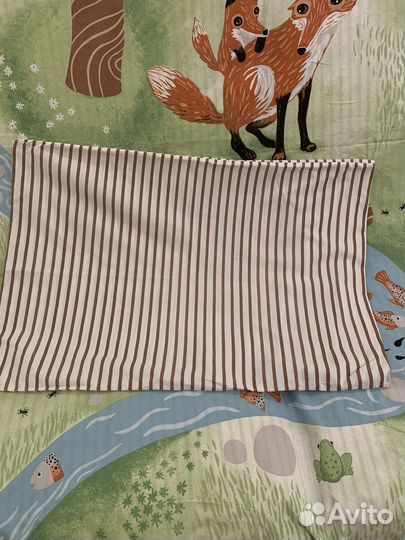 Пододеяльник и наволочка IKEA детский