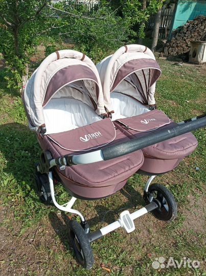 Коляска для двойни 2 в 1