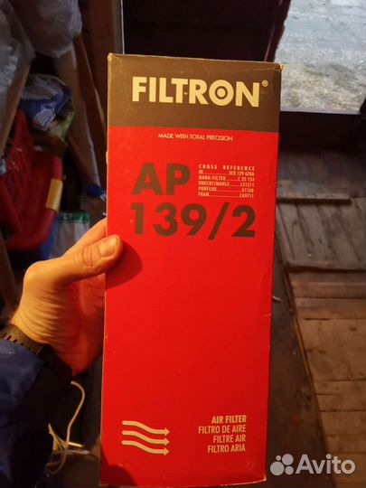 Фильтр воздушный vag Filtron AP139/2