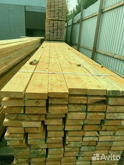 Доска обрезная 25х150х6000мм 1 сорт ГОСТ