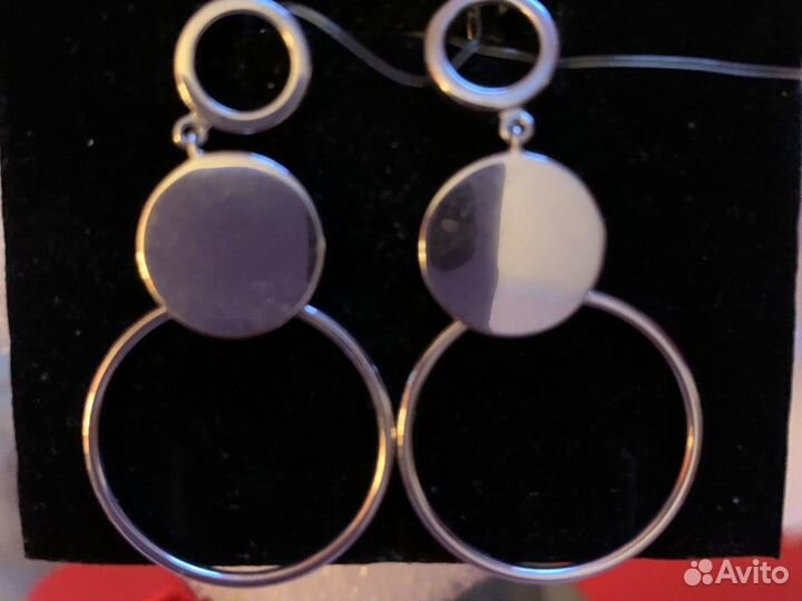 Серебряные серьги 925 проба