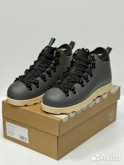 Мужские зимние ботинки Native Fitzsimmons серые