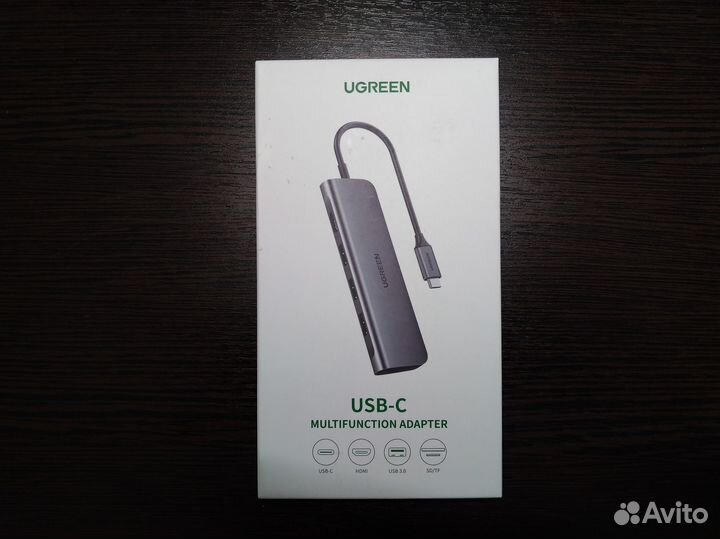Type-C USB концентратор 1xhdmi, 3xUSB 3.0, SD, TF