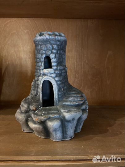 Декорации для аквариума башня