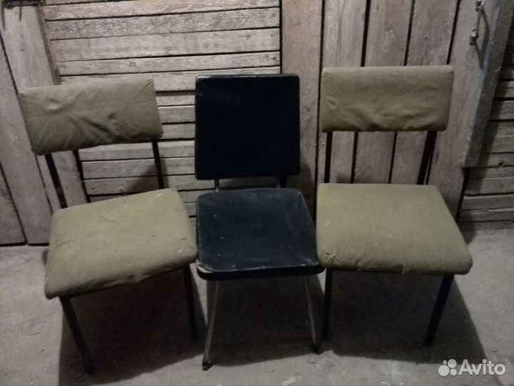 Железные стулья СССР 3 штуки