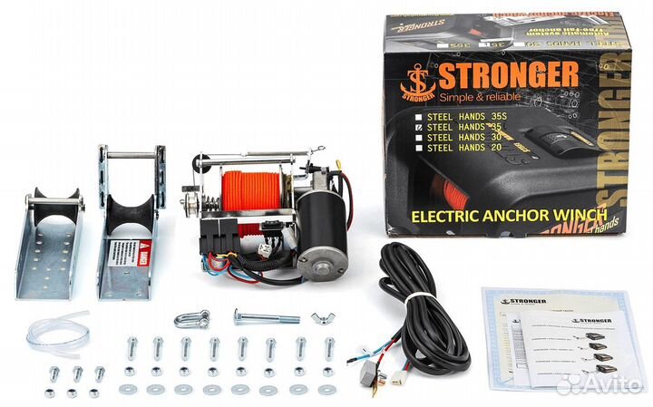 Якорная лебедка Stronger Steel Hands 35I