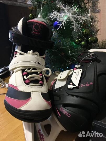 Коньки ледовые oxelo Fit 3