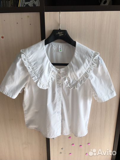 Блузка zara белая