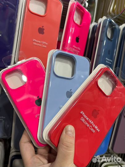 Чехол Silicone case на iPhone от 6-14 ProMax