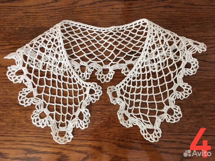 Воротничок ажурный ручная работа