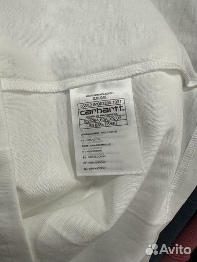 Новая Carhartt s/s Base T-shirt