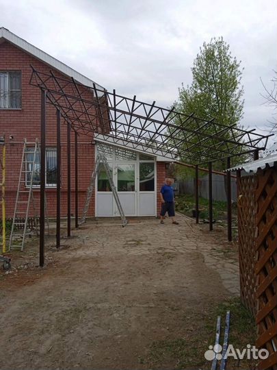 Навесы и металлоконструкции
