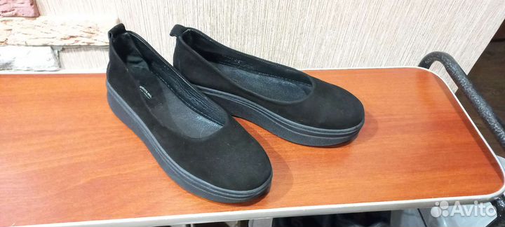 Балетки на платформе