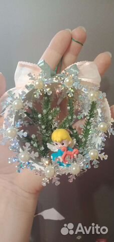 Поделка сувенир Новый год подарок ёлочная игрушка