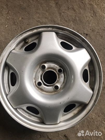 Стальной диск R15 Opel Astra G