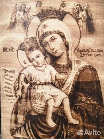 Гравировка (выжигание) портрета, фото на дереве