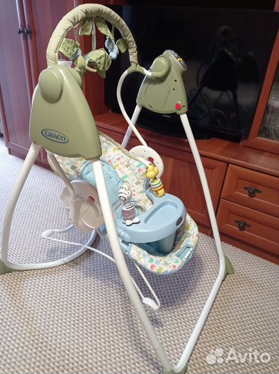 Детские электронные качели для новорожденных