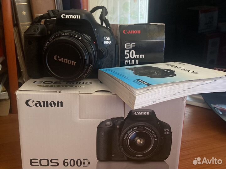 Зеркальный фотоаппарат canon 600d