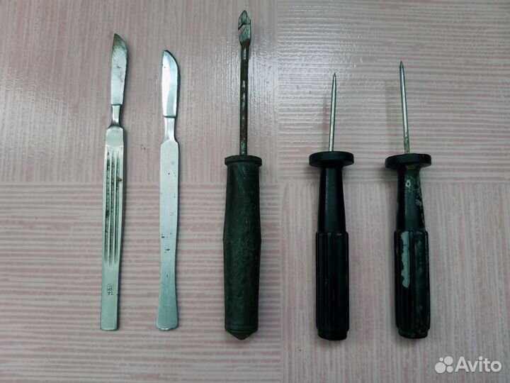 Скальпель и шило СССР набором