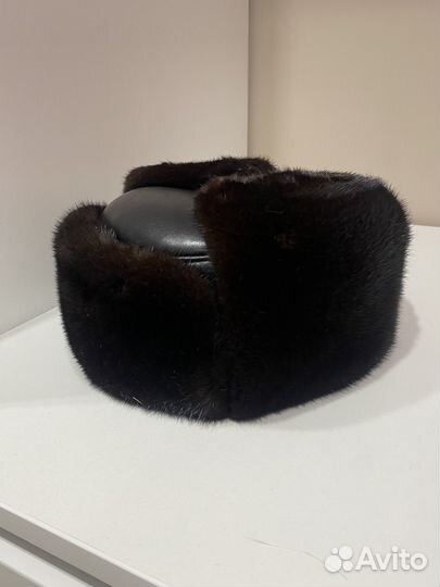 Норковая шапка мужская