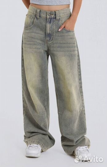 Джинсы Jaded London Light Wash Colossus Fit Jeans