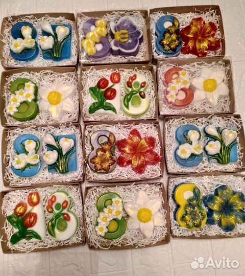 Мыло ручной работы на 8 марта