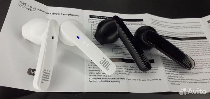 Беспроводные наушники JBL Tune Мощный бас