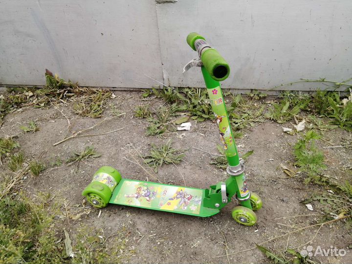 Самокат детский двухколесный бу