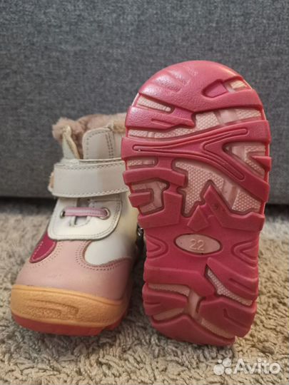 Ботинки зимние для девочки 22 размер