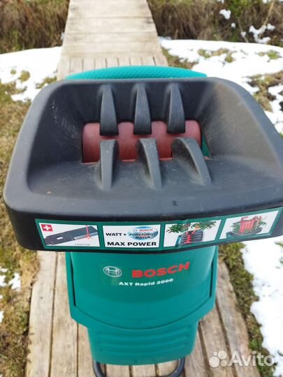 Садовый измельчитель bosch