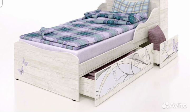 Кровать для девочки Сканд мебель