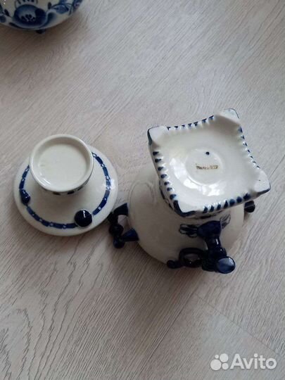 Сувенир самовар Гжель СССР