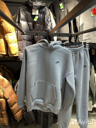 Спортивный костюм Nike с жилеткой серый